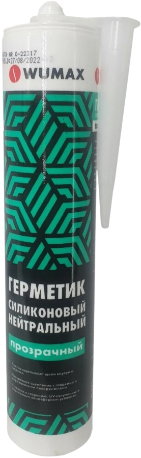 Герметик силиконовый нейтральный, прозрачный 280мл