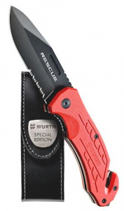 Нож складной в чехле G-10, лезвие - 85 мм., 75 лет