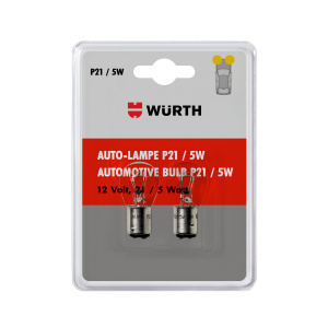 Автолампа тип P21/5W 12V 21/5W, BAY15D, 2 шт в блистере