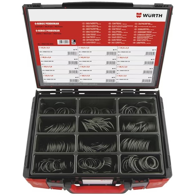 Набор резиновых колец (25 - 42), 330 шт.