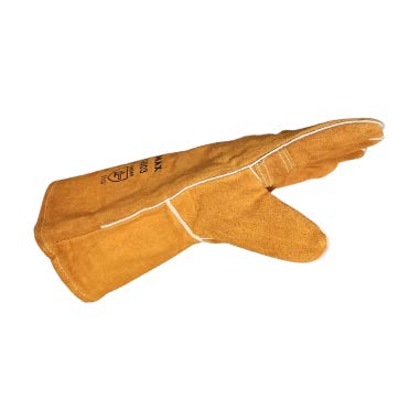 Перчатки защитные сварщика WeldPRO, из нат. кожи (спилок), усиленные, р-р 9, WUMAX