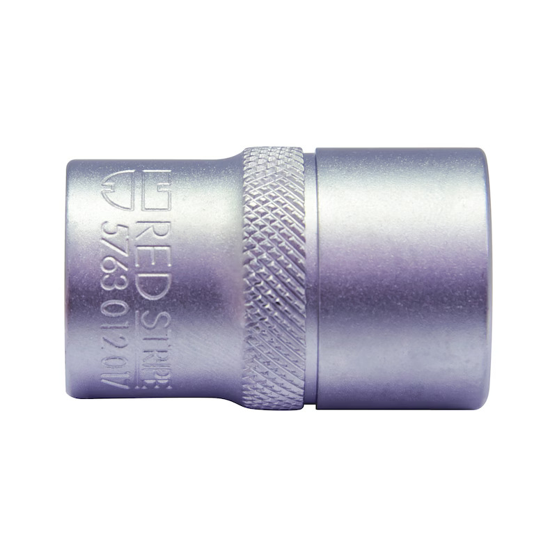 Головка 1/2, SW22, короткая, 6 граней, Red Stripe, WURTH