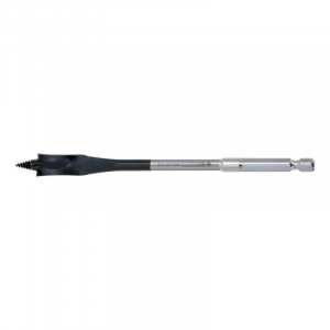 Сверло перьевое по дереву 1/4" L 150мм., d 10,0 мм