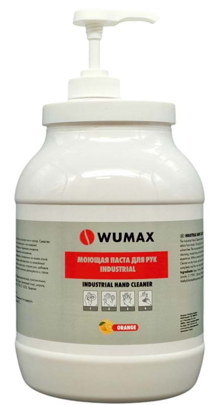 Моющая паста для рук INDUSTRIAL, 3 л., WUMAX
