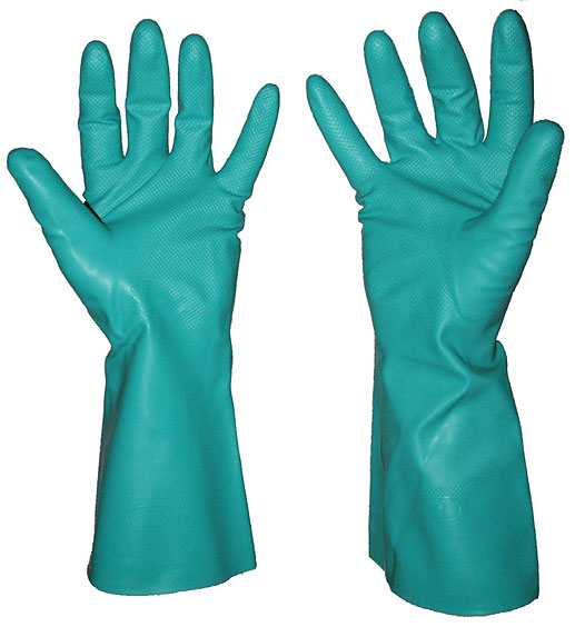 Перчатки нитриловые химстойкие, р-р 8