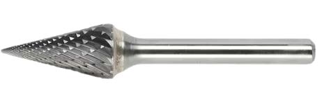 Борфреза коническая заострённая 10x20x65x6 мм., Тип М, WUMAX