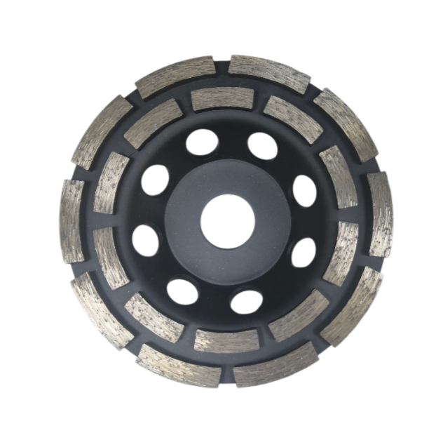 Алмазная чашка двухрядная для шлифовки бетона Standard, d125x22.23мм, WUMAX