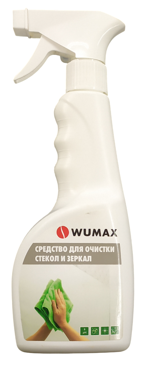 Средство для очистки стекол и зеркал 500 мл WUMAX