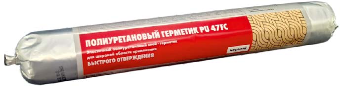 Полиуретановый герметик PU 47FC, чёрный, 600 мл. WUMAX