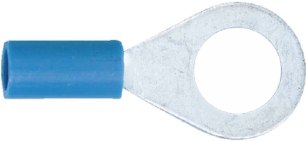 Наконечник кольцевой WUMAX изолированный М10 1,5-2,5 кв. мм., синий