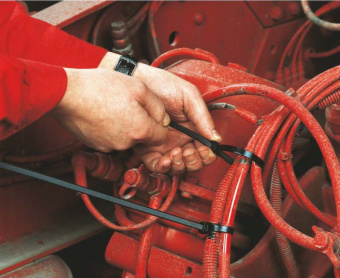 Хомут полиамидный черный 4.8х280 WUMAX