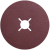 Фибровый круг по стали PROLINE P24-D125 Wumax