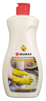 Средство для мытья посуды, овощей и фруктов, Цитрон 500 мл WUMAX