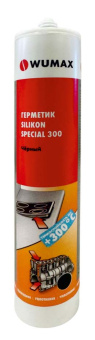 Герметик Silikon Special 300, черный, 310 мл. WUMAX