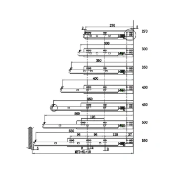 Система направляющих ECОSLID, 30KG, 400 мм