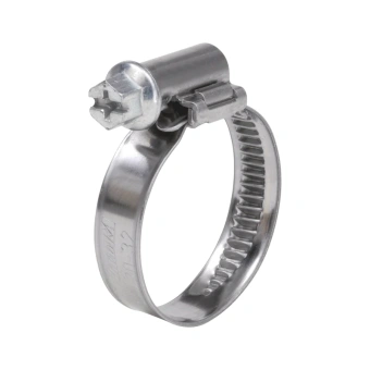 Хомут металлический, нерж. сталь d60-80