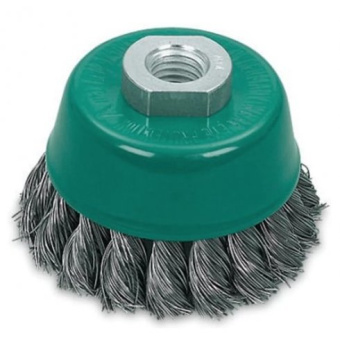 Щетка проволочная по стали, чашка 65мм Wumax 