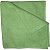 Салфетка из микроволокна  зеленая 40*40см