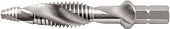Метчик комбинированный  HSCO (5% Co) MULTISTEP-M8x1,25х72x11x14 мм, L78 мм, 1/4" HEX, WUMAX