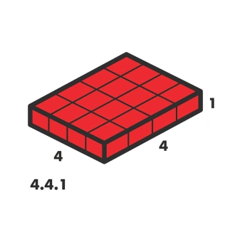 Кейс ORSY System 4.4.1., с прозрачной крышкой, 11 кювет