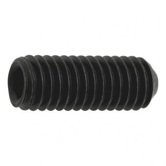 Винт установ. DIN916 45Н черн. М4х4