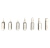 Бита HEX 4, 1/4", C 6.3, 25мм, WUMAX