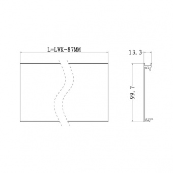 Передняя панель, белая H84