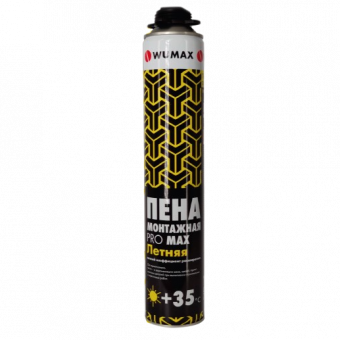 Пена монтажная Pro MAX летняя, 750 мл., Wumax