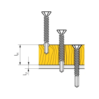 Винт самонарезающий SCR-DBIT-WING-CS-CUTHD-AW30-(LFR)-6,3X60