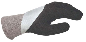 Перчатки защитные от минимальных рисков, покрыты латексом, SpiderFlex Thermo DRY, утепленные, р. 9, 