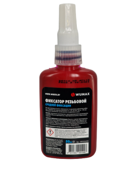 Фиксатор резьбовой средней фиксации, 50 мл. WUMAX