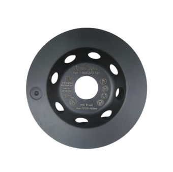 Алмазная чашка двухрядная для шлифовки бетона Standard, d125x22.23мм, WUMAX